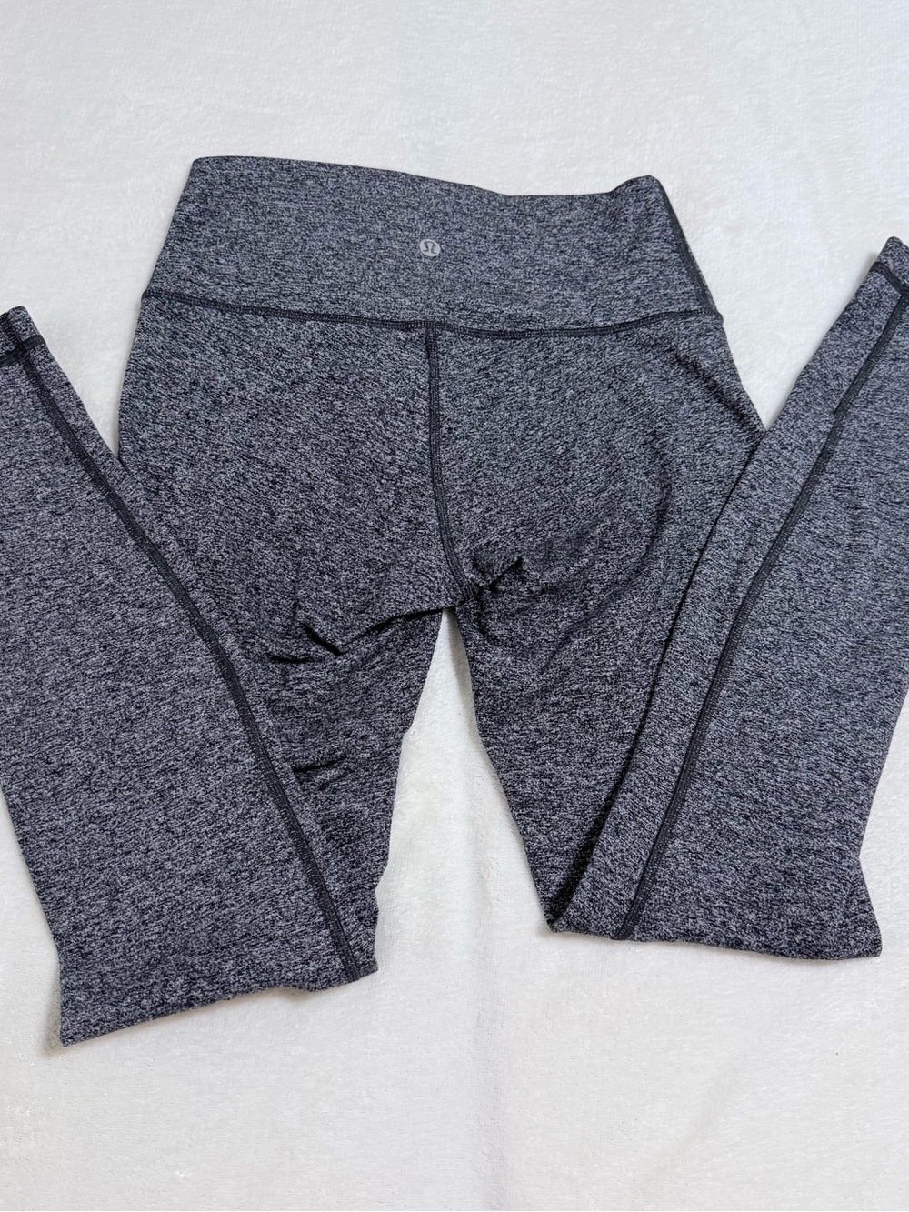 lululemon athletica Gray Space-Dye High-Rise Leggings - waist 22”